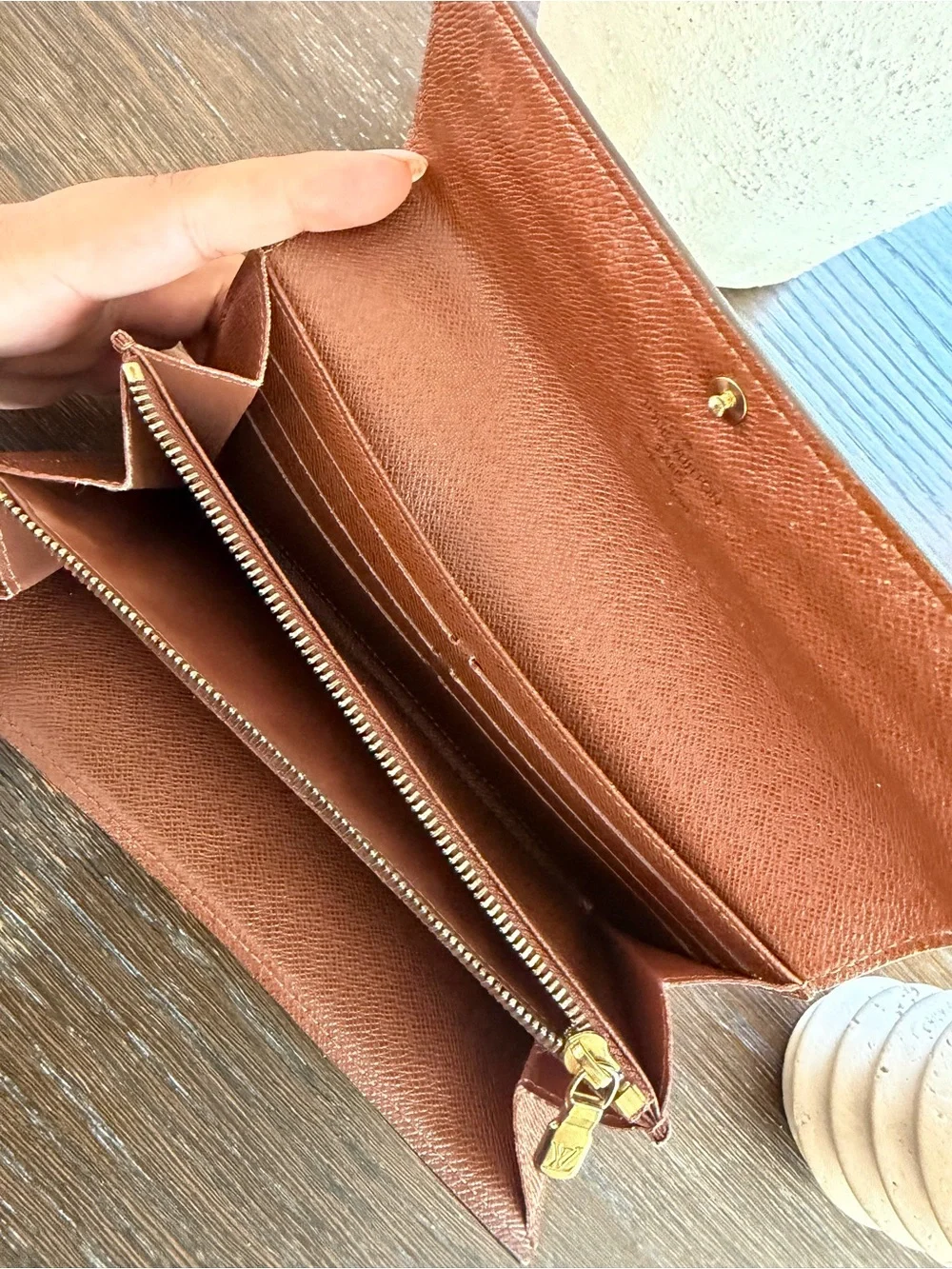 Louis Vuitton Monogram Sarah Wallet - Picture 9 of 11